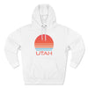 Premium Utah Hoodie - Retro 80s Unisex Sweatshirt