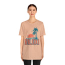 Biloxi, Mississippi T-Shirt - Retro Palm Tree & Beach Unisex Biloxi Shirt-39