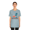 East Hampton, New York T-Shirt - Retro Palm Tree & Beach Unisex East Hampton Shirt