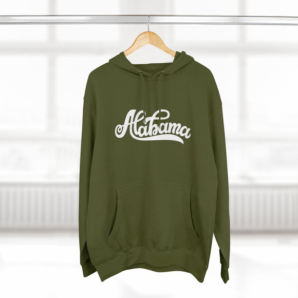 Premium Alabama Hoodie - Script Unisex Sweatshirt