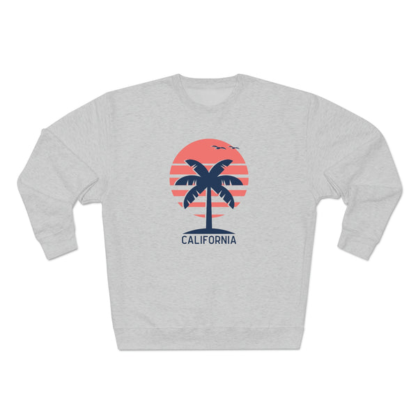 Premium California Crewneck Sweatshirt - Retro Unisex Sweatshirt