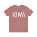 Iowa T-Shirt - Paint Text Unisex Iowa Shirt-4