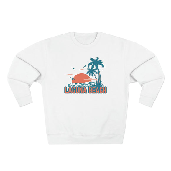 Premium Laguna Beach, California Sweatshirt - Unisex Premium Crewneck Sweatshirt