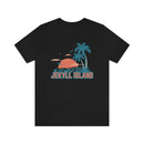 Jekyll Island, Georgia T-Shirt - Retro Palm Tree & Beach Unisex Jekyll Island Shirt-17