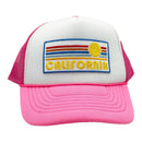 Kids' California Trucker Hat - Retro Sun Snapback Youth Hat-8