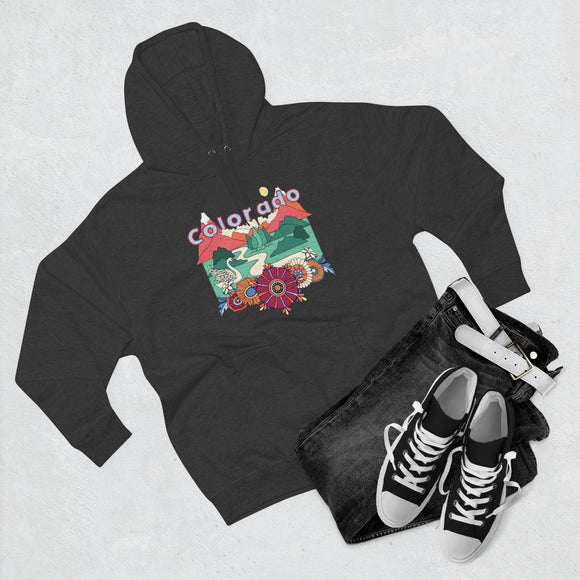 Premium Colorado Hoodie - Boho Unisex Sweatshirt