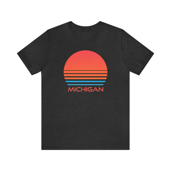 Michigan T-Shirt - Retro 80s Unisex Michigan Shirt