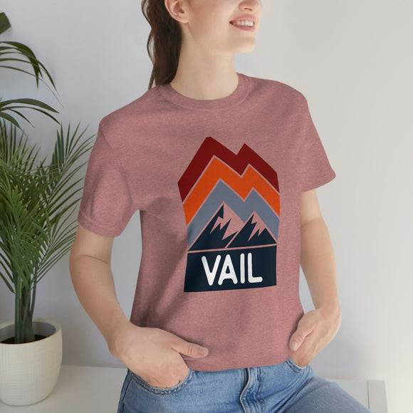 Vail, Colorado T-Shirt - Retro Mountain Unisex Vail Shirt