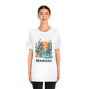 Montana T-Shirt - Mountain Illustration Unisex Montana Shirt-10