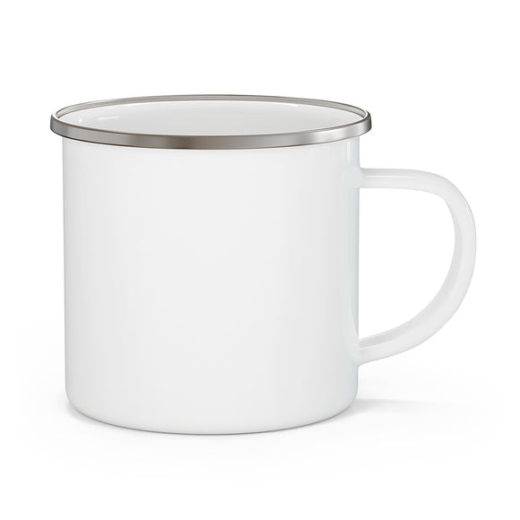 Montana Camp Mug - Mountain Sunset Enamel Campfire Montana Mug