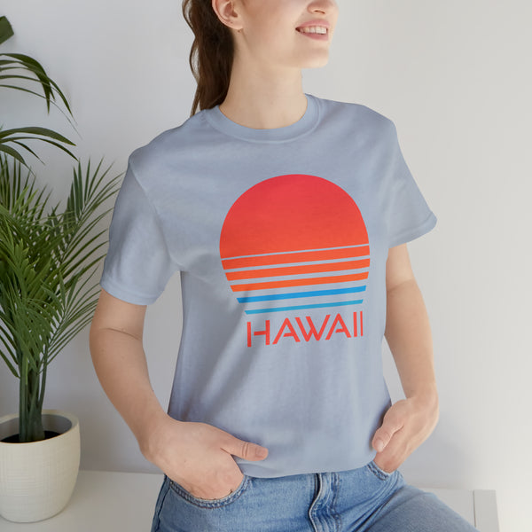 Hawaii T-Shirt - Retro 80s Unisex Hawaii Shirt