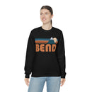 Bend, Oregon Sweatshirt - Unisex Retro Mountain Unisex-13