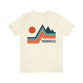 Snowmass, Colorado T-Shirt - Retro Mountain Unisex Snowmass Shirt