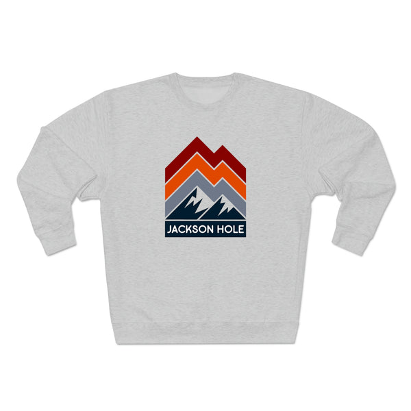 Premium Jackson Hole Sweatshirt - Retro Unisex Premium Crewneck Jackson Hole, Wyoming Sweatshirt