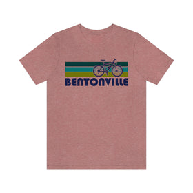 Bentonville T-Shirt - Retro Mountain Bike Adult Unisex Bentonville, Arkansas T Shirt