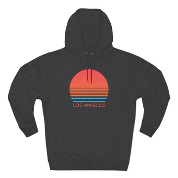 Premium Los Angeles, California Hoodie - Retro 80s Unisex Sweatshirt - 0
