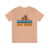 Del Mar, California T-Shirt - Retro Palm Tree Unisex Del Mar Shirt