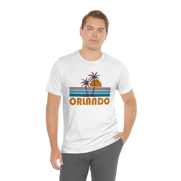 Orlando, Florida T-Shirt - Retro Palm Tree Unisex Orlando Shirt