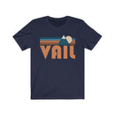 Vail, Colorado T-Shirt - Retro Mountain Adult Unisex Vail T Shirt-6