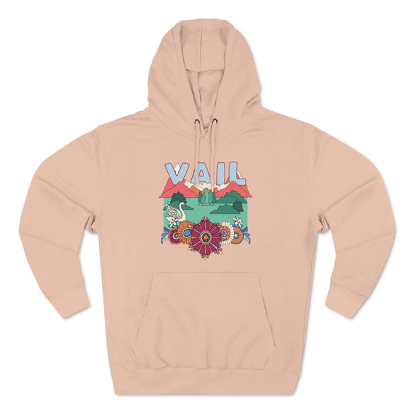 Premium  Vail, Colorado Hoodie - Boho Unisex Sweatshirt