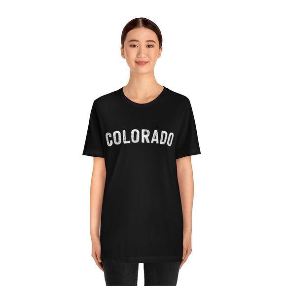 Colorado T-Shirt - Paint Text Unisex Colorado Shirt