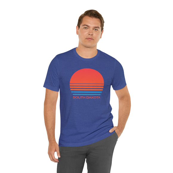 South Dakota T-Shirt - Retro 80s Unisex South Dakota Shirt
