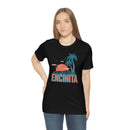 Encinitas, California T-Shirt - Retro Palm Tree & Beach Unisex Encinitas Shirt-21