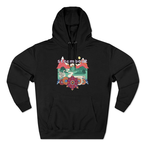 Premium Steamboat, Colorado Hoodie - Boho Unisex Sweatshirt