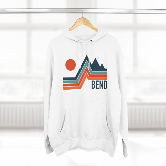 Premium Bend, Oregon Hoodie - Retro Unisex Sweatshirt
