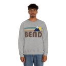 Bend, Oregon Sweatshirt - Fall Retro Mountain Unisex Crewneck Bend Sweatshirt-19