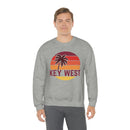 Key West, Florida Sweatshirt - Unisex Retro Palm Tree Crewneck Key West Sweatshirt-23