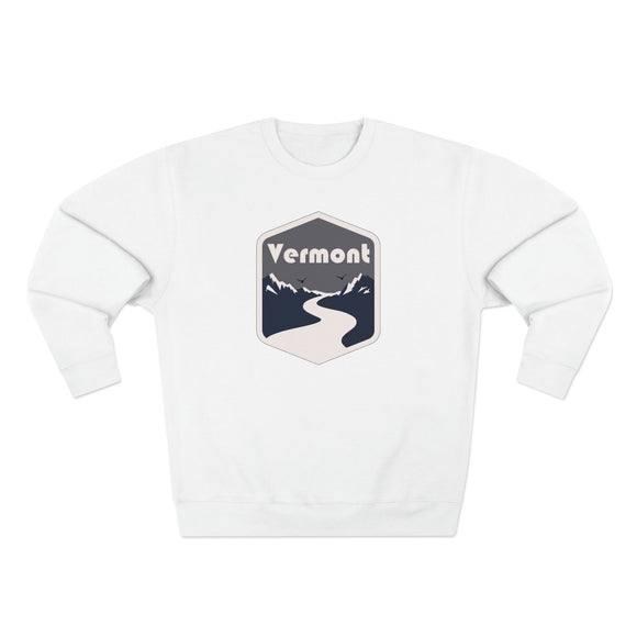 Premium Vermont Crewneck Sweatshirt - Retro Unisex Sweatshirt