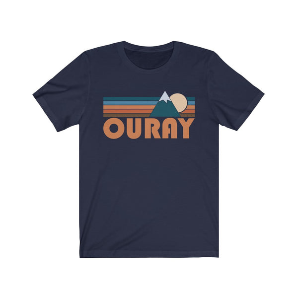Ouray, Colorado T-Shirt - Retro Mountain Adult Unisex Ouray T Shirt