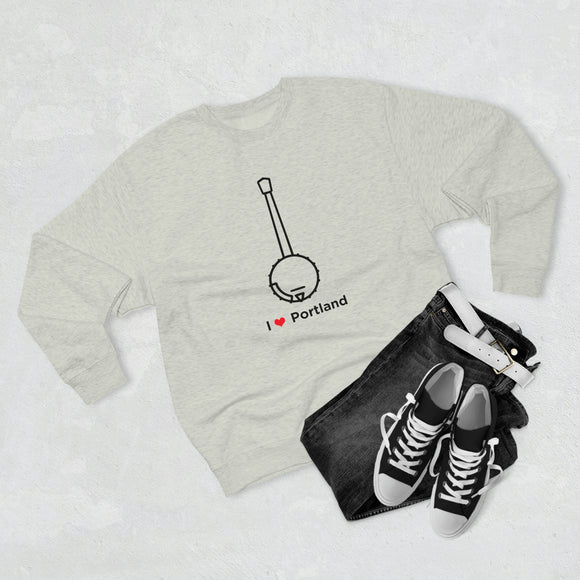 Premium Portland, Oregon Crewneck Sweatshirt - Retro Unisex Sweatshirt