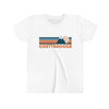 Chattanooga Youth T-Shirt - Retro Mountain Tennessee Kid's TShirt