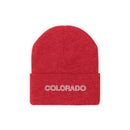 Colorado Beanie - Adult Embroidered Colorado Knit Hat-21