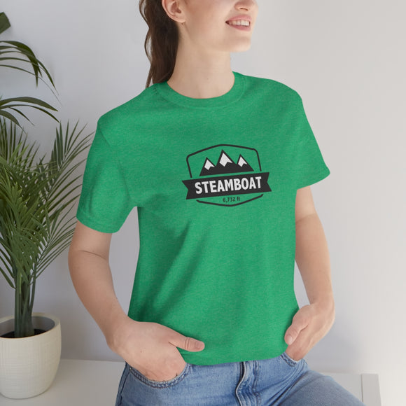 Steamboat, Colorado T-Shirt - Altitude Badge Unisex Steamboat Shirt