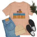 Miami, Florida T-Shirt - Retro Palm Tree Unisex Miami Shirt-7