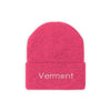 Vermont Knit Beanie - Adult Embroidered Snowflake Vermont Knit Hat