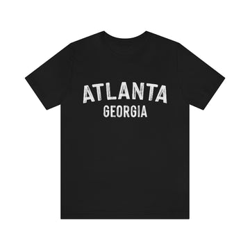Buy black Atlanta, Georgia Shirt - Paint Text Unisex Atlanta T-Shirt