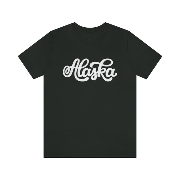 Alaska T-Shirt - Hand Lettered Unisex Alaska Shirt