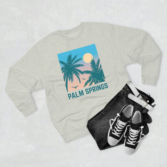 Premium Palm Springs, California Sweatshirt - Unisex Premium Crewneck Sweatshirt