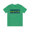 New Mexico T-Shirt - Retro Mountain Bike Adult Unisex New Mexico T Shirt