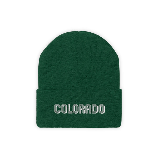 Colorado Beanie - Adult Embroidered Colorado Knit Hat