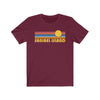 Sanibel Island, Florida T-Shirt - Retro Sunrise Adult Unisex Sanibel Island T Shirt