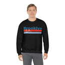 Brooklyn, New York Sweatshirt Retro Bike - Unisex Adult Crewneck Brooklyn Sweatshirt-12