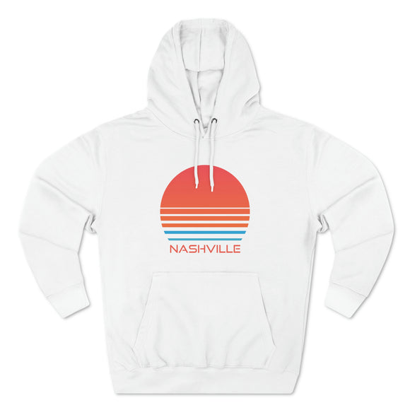 Premium Nashville, TN Hoodie - Retro 80s Unisex Sweatshirt