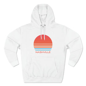 Premium Nashville, TN Hoodie - Retro 80s Unisex Sweatshirt