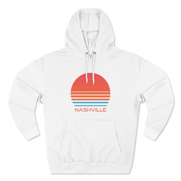 Premium Nashville, TN Hoodie - Retro 80s Unisex Sweatshirt