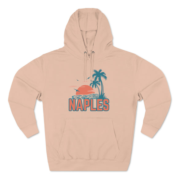 Premium Naples, Florida Hoodie - Palm Tree Unisex Sweatshirt